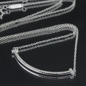 Tiffany T Smile Small Necklace Diamond